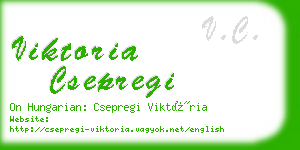 viktoria csepregi business card